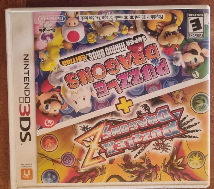 Puzzle & Dragons Z + Puzzle & Dragons: Super Mario Bros. Edition (Nintendo 3DS) - Completo en caja en venta en Concepción - Nintendo 3DS